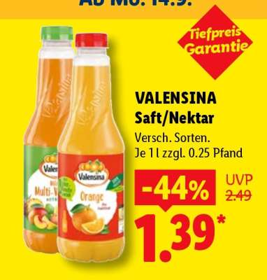 Valensina Saft/Nektar
