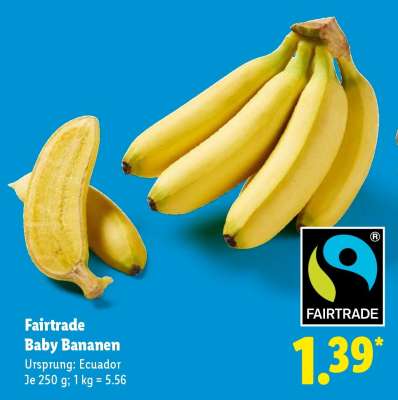 Fairtrade-Baby-Bananen