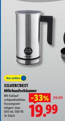 SILVERCREST Milchaufschäumer