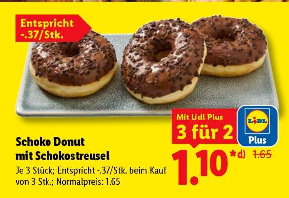 Schoko Donut mit Schokostreusel