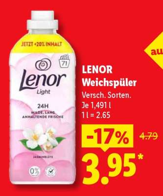 Lenor Weichspüler