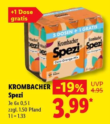 Krombacher Spezi