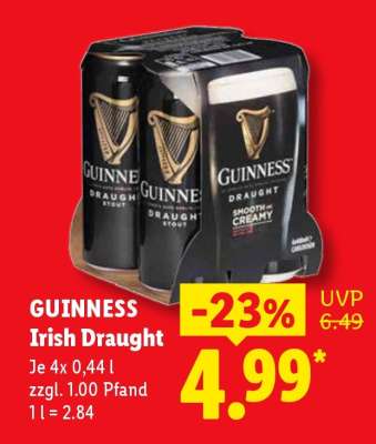 Guinness Irish Draught*