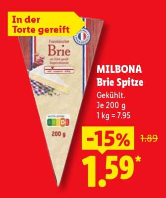 Milbona Brie Spitze