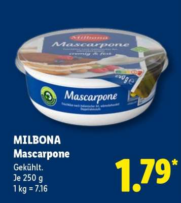 Milbona Mascarpone