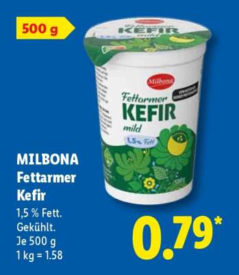 Milbona Fettarmer Kefir