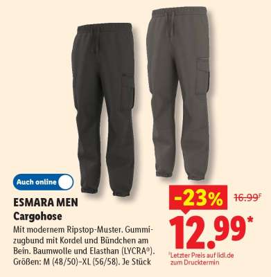 Esmara Men Cargohose
