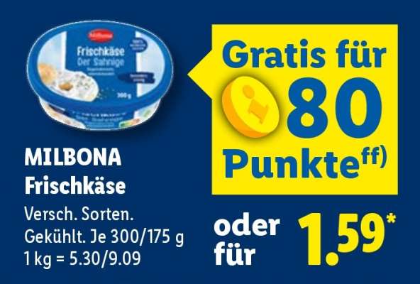 Milbona Frischkäse