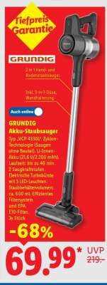 Grundig Akku-Staubsauger