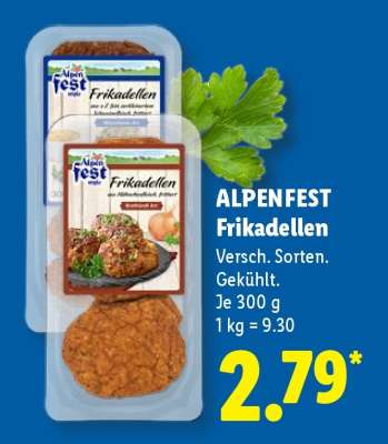 Alpenfest Frikadellen