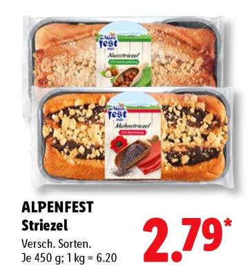 Alpenfest Striezel