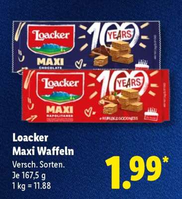 Loacker Maxi Waffeln