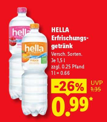 HELLA Erfrischungsgetränk