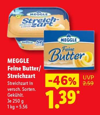 Meggle Feine Butter/ Streichzart