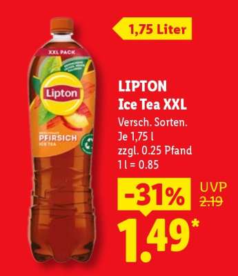 LIPTON Ice Tea XXL