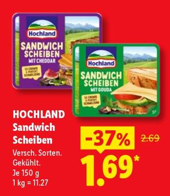 Hochland Sandwich Scheiben