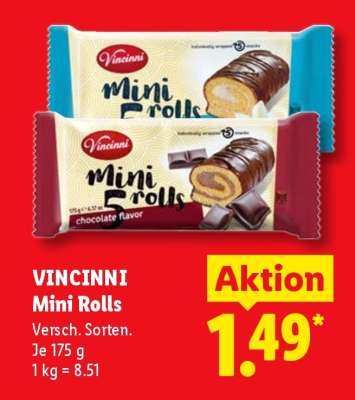 Vincinni Mini Rolls