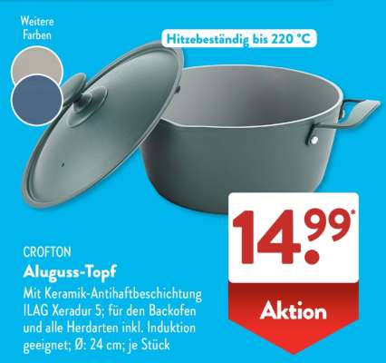CROFTON Aluguss-Topf