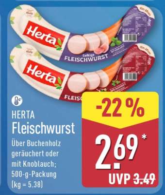 HERTA Fleischwurst