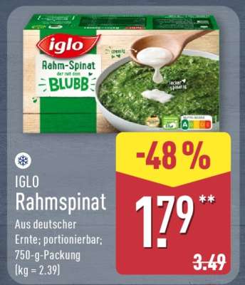 iglo Rahmspinat*