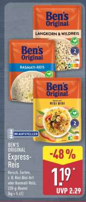 Ben’s Original Express Reis*