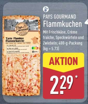 PAYS GOURMAND Flammkuchen