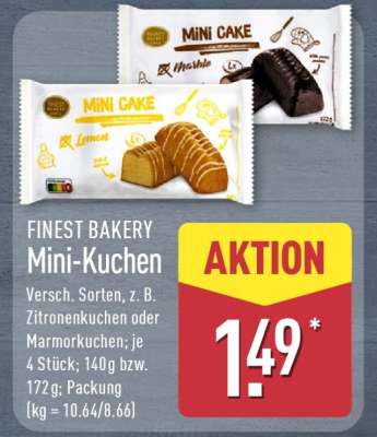 FINEST BAKERY Mini-Kuchen