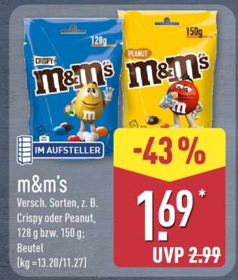 M&M’s*