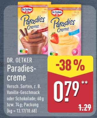 DR. OETKER Paradiescreme