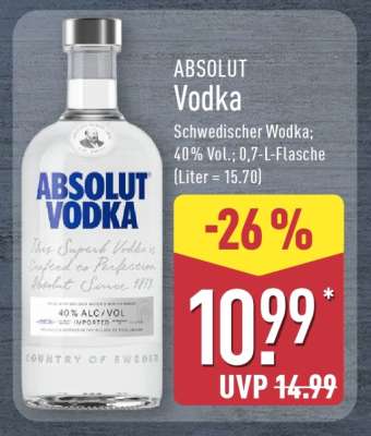 Absolut Vodka*