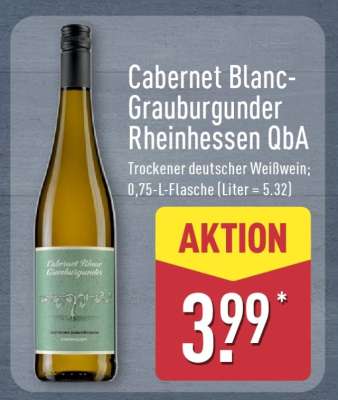 Cabernet Blanc Grauburgunder Rheinhessen QbA