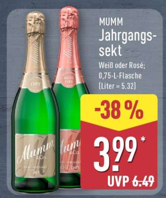 Mumm Jahrgangssekt