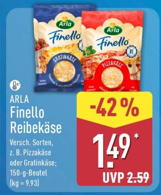 Arla Finello Reibekäse
