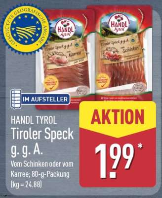 Handl Tyrol Tiroler Speck g.g.A.