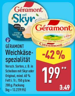 GÉRAMONT Weichkäsespezialität