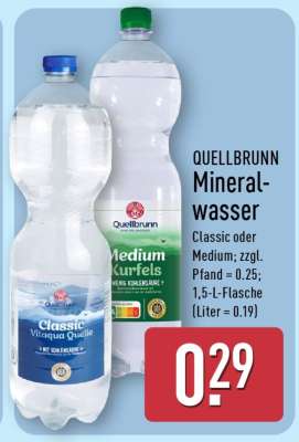 QUELLBRUNN Mineralwasser