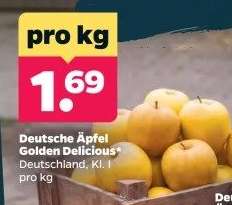 Deutsche Äpfel Golden Delicious