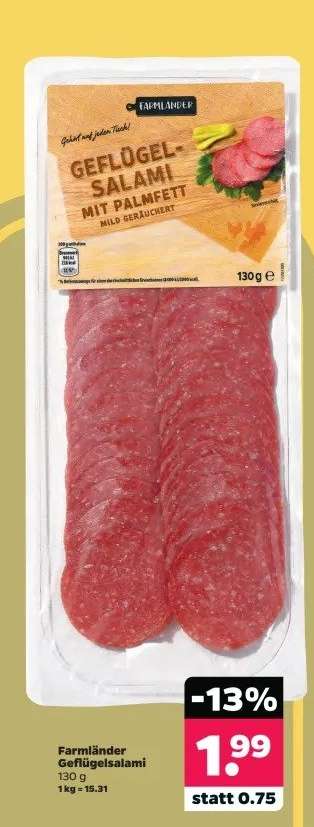 FARMLÄNDER Geflügelsalami
