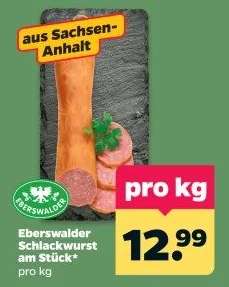 Eberswalder Schlackwurst am Stück