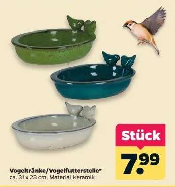 Vogeltränke/Vogelfutterstelle