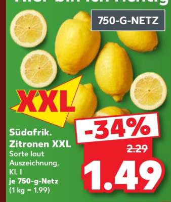 Südafrik. Zitronen XXL