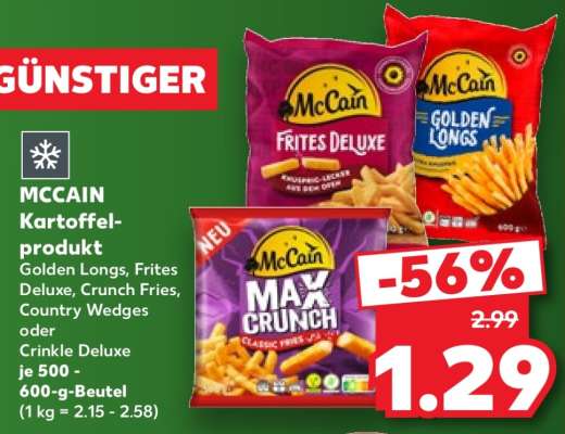 MCCAIN Kartoffelprodukt