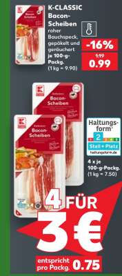 K-CLASSIC Bacon-Scheiben