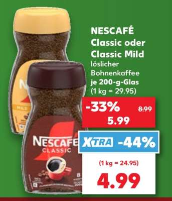 NESCAFÉ Classic oder Classic Mild