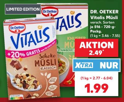 DR. OETKER Vitalis-Müsli