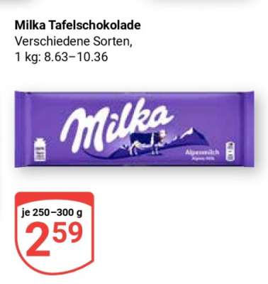 Milka Tafelschokolade*