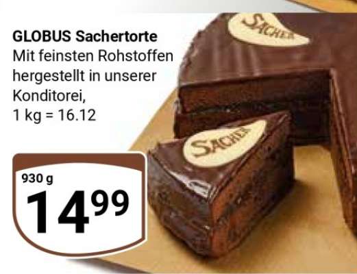 GLOBUS Sachertorte