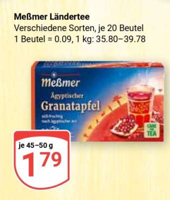 Meßmer Ländertee