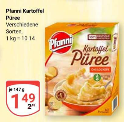 PFANNI Kartoffel-Püree