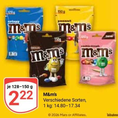 M&M’s*